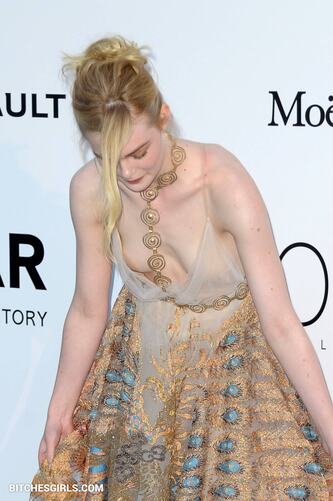 Elle Fanning leaked lingerie gallery and adult photoshoot images SEO alt text - American actress in hot content scandal on LeakWiki