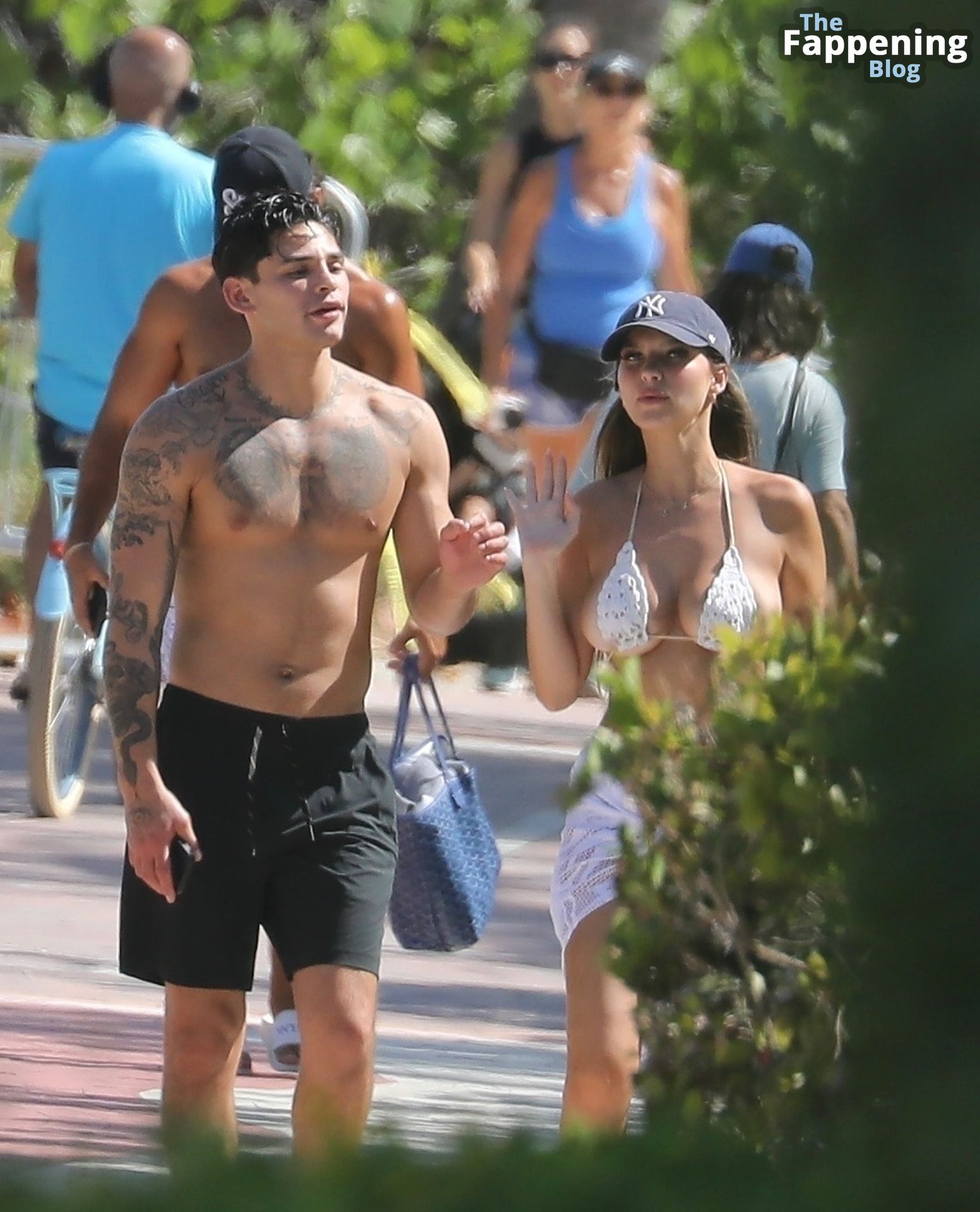 Mikaela Testa and Ryan Garcia Leaked Nude Walk in Miami (28 Pics)
